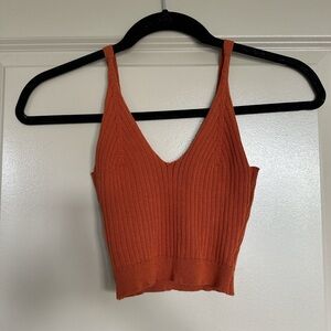 Knit crop top